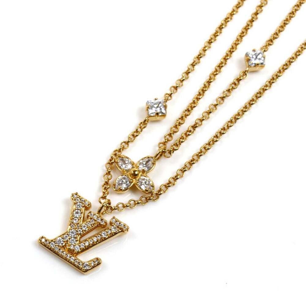 LOUIS VUITTON Gold Necklace